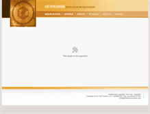 Tablet Screenshot of antahkarana-resort.com
